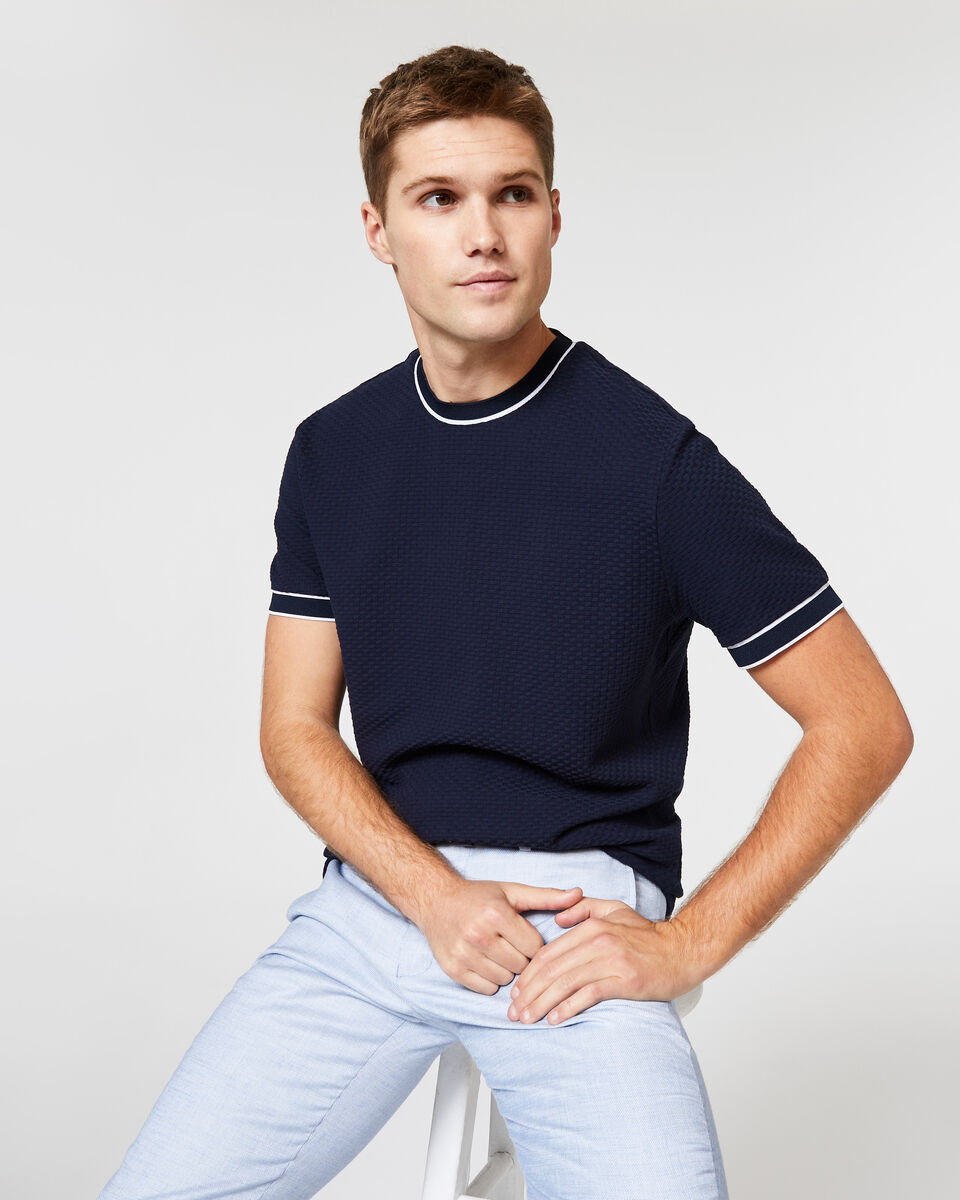 Helier T-Shirt, Navy, hi-res